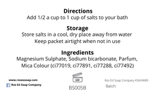Load image into Gallery viewer, Lemongrass & Ginger Bath Salts