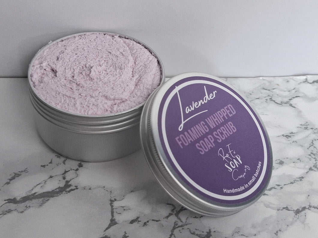 Lavender Whipped Soap Scrub