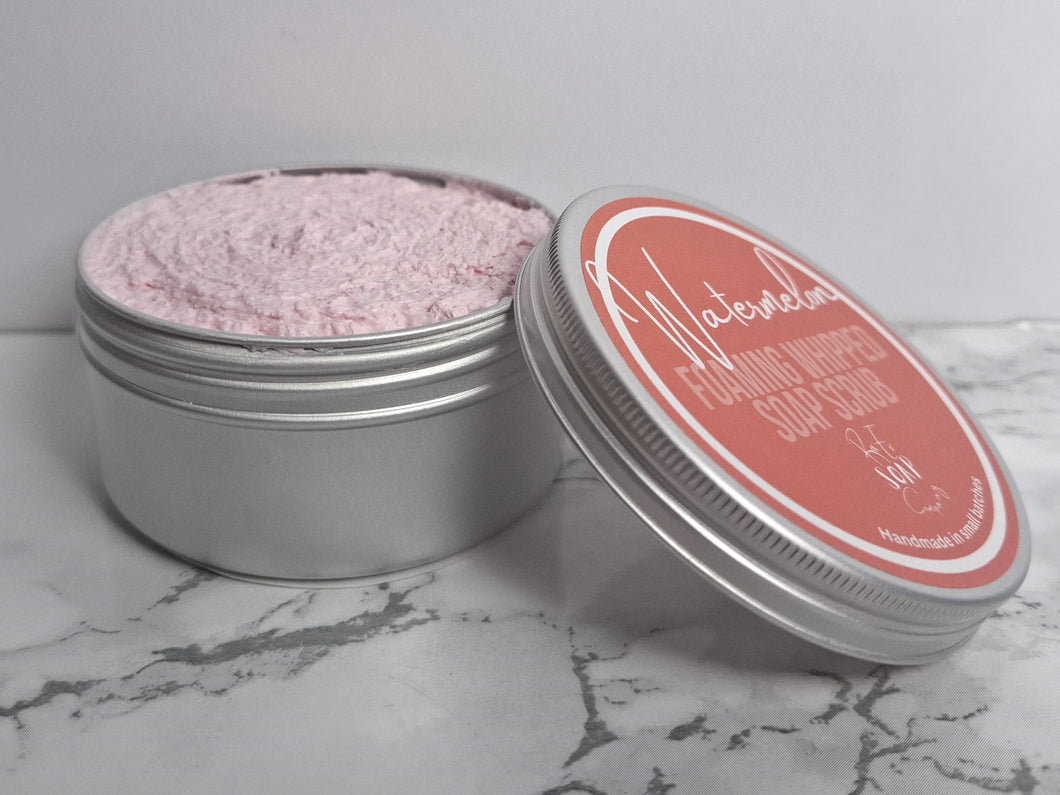 Watermelon Whipped Soap Scrub