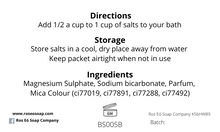 Load image into Gallery viewer, Lemongrass &amp; Ginger Bath Salts
