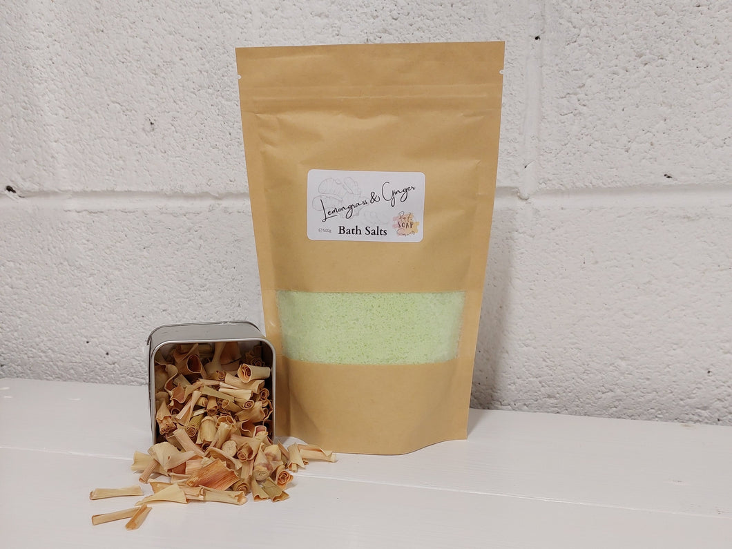 Lemongrass & Ginger Bath Salts